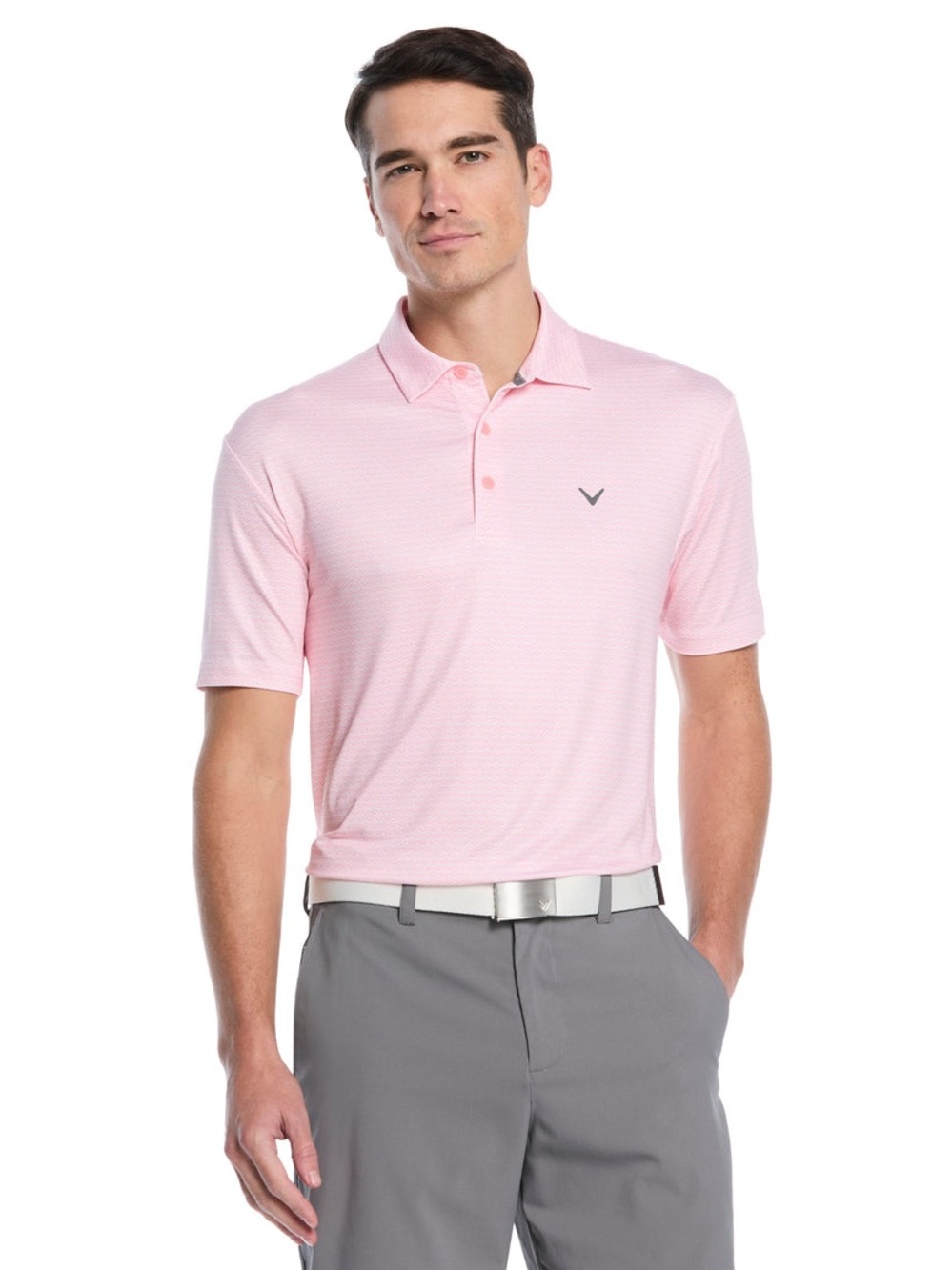Callaway Men's Light Pink Performance Polo